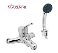 RUBINETTO MISCELATORE MONOCOMANDO PER VASCA MARIANI SERIE THEBE COMPLETO