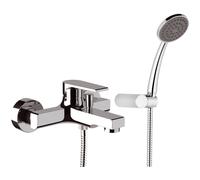 Rubinetto Miscelatore Monocomando Vasca Esterno Doccetta in Ottone Mariani Artic Cromato