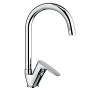 Rubinetto miscelatore monoforo LAVELLO CUCINA con bocca tubo orientabile codice SMcr570P serie SMART - PAINI S.p.A. Rubinetterie - Finitura Cromato Lucido