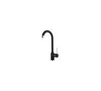 Rubinetto Miscelatore monoforo per lavello cucina Piralla serie Lione con canna alta orientabile 0LIYO104A21 nero opaco