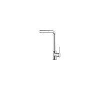 Rubinetto Miscelatore monoforo per lavello cucina Piralla serie Lione con canna alta orientabile e doccia monogetto estraibile 0LI00103A21 cromato