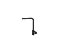 Rubinetto Miscelatore monoforo per lavello cucina Piralla serie Lione con canna alta orientabile e doccia monogetto estraibile 0LIYO103A21 nero opaco