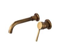 Rubinetto miscelatore per lavabo da bagno a parete Rubinetto monocomando rubinetto cromato moderno rubinetto da bagno elegante per arredamento elegante della casa