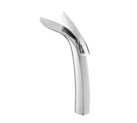 Rubinetto miscelatore per lavabo da bagno, monoforo in ottone caldo e freddo, maniglia singola, finitura oro rosa