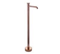 Rubinetto miscelatore per vasca da bagno indipendente di lusso, rubinetto in ottone caldo e freddo, maniglia singola, finitura oro rosa, per bagni moderni