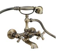 Rubinetto Miscelatore Manopole A Croce Per Vasca Sofia Bronzo Bagno