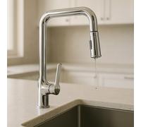 rubinetto miscelatore smart con sensore e tubo estraibile per cucina e bagno