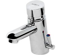 Rubinetto Miscelatore Temporizzato per Lavabo in Ottone Cromato 07420.N