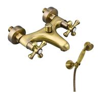 Rubinetto miscelatore vasca da bagno con doccetta vintage bronzo ROMO 59466