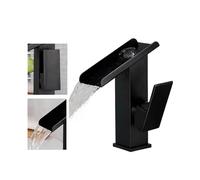Rubinetto moderno per lavabo da bagno con beccuccio miscelatore monocomando per lavabo RV rubinetto facile installazione a 1 foro Design elegante e funzionale