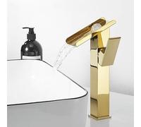 Rubinetto moderno per lavabo da bagno con maniglia singola Design RV Sink Miscelatore Rubinetto 1 foro Installazione elegante ed elegante perfetto per uso domestico e camper