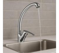 Miscelatore Monoforo Ottone Cucina Lisbona Allungato Erogazione Orientabile - CONFEZIONE: 2 pz., Finitura-: Cromo Lucido