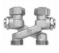 Rubinetto monoblocco con riempimento e svuotamento HERZ traversa interasse 50