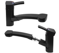 Rubinetto monocomando Capri con doccia estraibile + interruttore nero