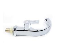 Rubinetto monocomando cromato beccuccio lavabo bagno lavabo collo ad arco alto