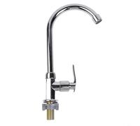 Rubinetto monocomando per acqua fredda nel lavello della cucina con foro di montaggio, progettato per la conservazione dell'acqua e flusso costante