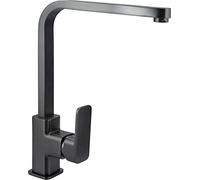Rubinetto monocomando per lavello "Temao", HD, ottone, grafite - NUOVO