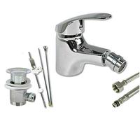 Rubinetto Monoforo Bidet Miscelatore Monocomando Bagno in Ottone Cromato | Design Moderno, Facile da Installare, Alta Resistenza, Finitura Elegante 52330A