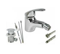 RUBINETTO MONOFORO BIDET MISCELATORE MONOCOMANDO DA BAGNO OTTONE CROMATO 52330A
