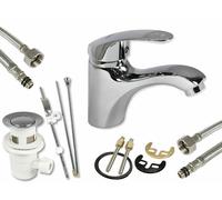 Rubinetto monoforo lavabo miscelatore monocomando da bagno ottone cromato 52328