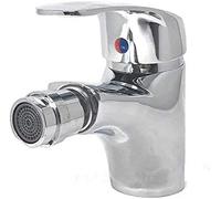 Rubinetto Monoleva Con Flessibili in Ottone Con Testa Mobile per Bidet Lavabo