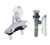 Rubinetto MUELLER LAV 1HPLS CH W/PU di Home Plus MfrPartNo 4316P-CP