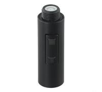 Rubinetto multifunzionale per bagno, doccetta estraibile, con impostazioni del flusso d'acqua regolabili, compatibile con vari rubinetti per la pulizia della cucina e del bagno (nero)