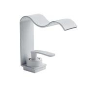 Rubinetto ondulato del lavandino dell'acciaio inossidabile 304 caratterizzato da alta resistenza e durata per lunghi termini sventolato becchi rubinetto del lavandino