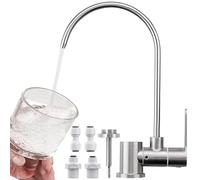 Rubinetto Osmosi Inversa Sottofinestra Rubinetto Depuratore Acqua 1 Via | Rubinetto Osmosi Singolo Per Acqua Fredda Pieghevole, Progettato Per Risolvere il Problema Dell'apertura Della Finestra