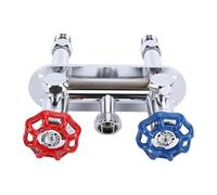 Rubinetto per Acqua Antigelo, Ottone GHT da 3/4 Pollici Resistente Al Gelo | Rubinetto da Esterno, Finitura Cromata, Valvola Limitatrice del Vuoto, Connessione NPT da 1/2 Pollice, 125 PSI Max, per