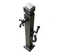 Rubinetto per acqua con idrante verticale in acciaio inossidabile 304, colonna d'acqua da giardino resistente al gelo con rubinetto e pistola a spruzzo, rubinetto esterno(Style 5,Height: 95cm/37.4in)