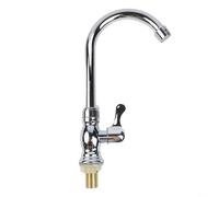 Rubinetto per acqua fredda a leva singola in acciaio per cucina, bar, bagno, design per bambini, facile installazione sul piano di lavoro