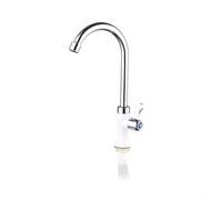Rubinetto per acqua fredda da cucina con attacco G1/2 e beccuccio rotante per riempire e sciacquare efficacemente la pentola (bianco)