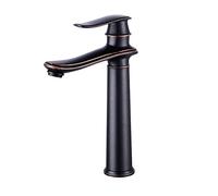 Rubinetto per Bagno monocomando retrò in Ottone con Acqua Calda e Fredda, 1 Foro, Finitura Elegante, Ideale per bagni Moderni e Vintage.
