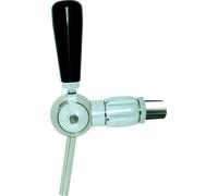 Rubinetto per bevande calde e fredde, rubinetto a sfera - cromo, versione 7 mm