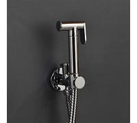 Rubinetto per bidet in ottone di alta qualità con doccetta a spruzzo design rotondo per bagno bidet miscelatore per WC spruzzatore soffione doccia musulmano per una maggiore igiene