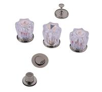 Rubinetto per bidet Kingston Brass KB318 Americana in nichel spazzolato