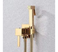 Rubinetto Per Bidet Rubinetto Per Doccia In Ottone Miscelatore Per Rondella Miscelatore Per Acqua Calda Fredda Gru Quadrato Per Doccia Spruzzatore Rubinetto Per Wc Rubinetti Per Wc Oro polacco