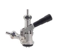 Rubinetto per birra, Attrezzatura for la produzione di birra fatta in casa Giunto for fusto commerciale con sonda in acciaio inossidabile 304 PRV tipo S/D/A/G Strumenti in ottone nichelato(S)