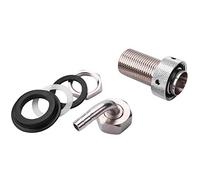 Rubinetto per birra con gomito da 8 mm, in cromato G5/8, per erogatore di birra regolabile