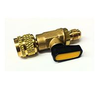 Rubinetto per bombola a gas R600 1/4 maschio X 1/4 femmina