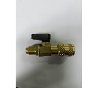 RUBINETTO PER BOMBOLA GAS R32 RICARICA CONDIZIONATORE ATTACCO F 1/2 SX x M 5/16.