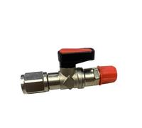 Rubinetto per bombola gas refrigerante R32-R290 uscita 1/4