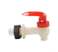 Rubinetto per bottiglia di vino in plastica, per barattolo, serbatoio dell'acqua e distributore di bevande, colore rosso o bianco, valvola di controllo del versamento facile da installare per