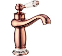 Rubinetto per cucina e bagno Rubinetto miscelatore caldo e freddo Rubinetto per lavabo monoforo rubinetto moderno finitura cromata accessori per la casa Facile installazione B C