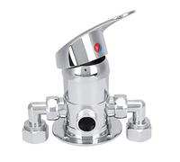 Rubinetto per doccia a parete con interruttore valvola di controllo per acqua fredda e calda, G1/2 Pollici Valvola Miscelatrice Doccia a 3 Vie per Bagno, bacino di lavaggio