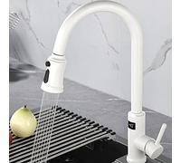 rubinetto per doccia, Rubinetto da cucina senza contatto(White)