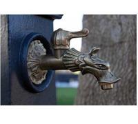 RUBINETTO PER FONTANE DRAGONE CON LEVA ATTACCO 1/2" ARREDO GIARDINO ESTERNO