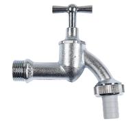 Rubinetto per Giardino a Sfera 3/4 con P.Gomma, da Esterno Leva Girevole 720°