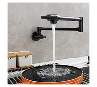 Rubinetto per il bagno, In-muro singolo rubinetto freddo cucina pieghevole bagno vanità doppio interruttore lavanderia rotante(ORB)